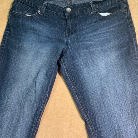 LEI Blue Jeans Juniors 15 Ashley Louise Skinny Distressed Stonewash Pocket (C) - Picture 2 of 13